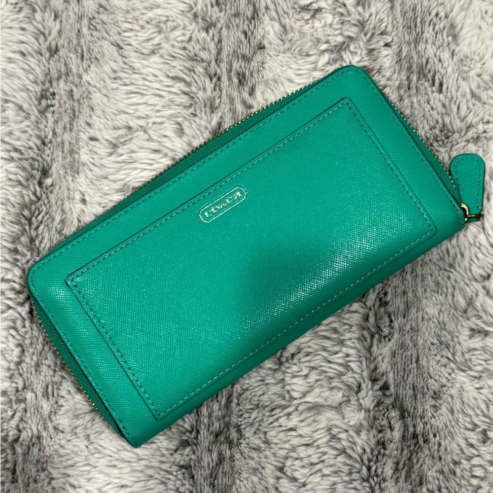 Green coach wallet